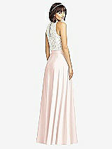 Rear View Thumbnail - Blush Crepe Maxi Skirt