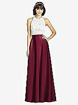 Front View Thumbnail - Cabernet Crepe Maxi Skirt