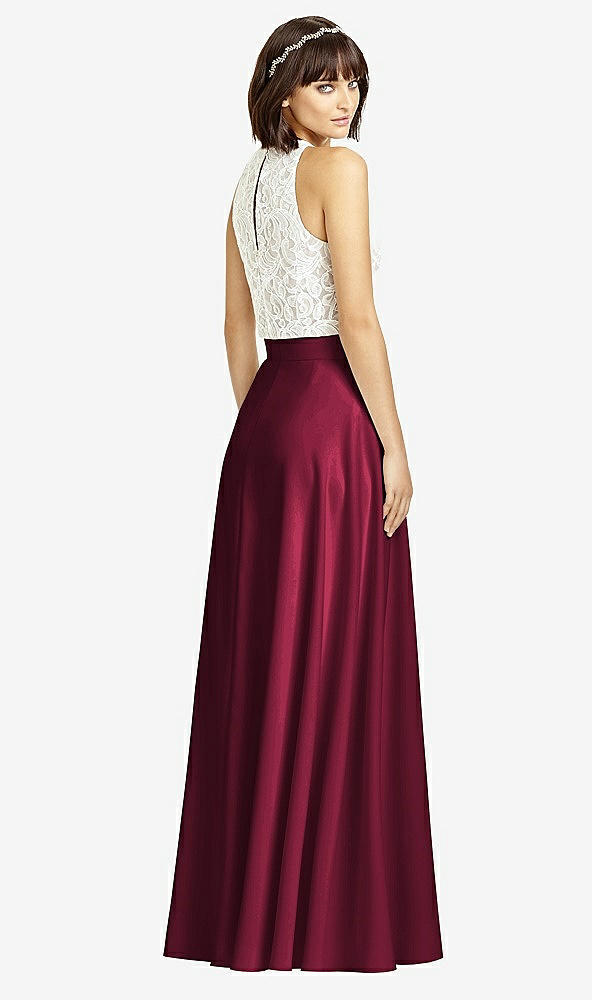 Back View - Cabernet Crepe Maxi Skirt