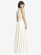 Rear View Thumbnail - Ivory Crepe Maxi Skirt