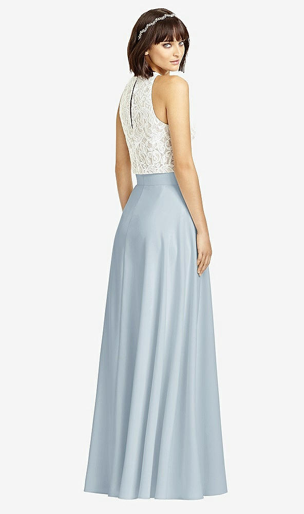 Back View - Mist Crepe Maxi Skirt