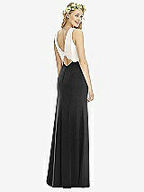 Rear View Thumbnail - Black & Ivory Social Bridesmaids Style 8172