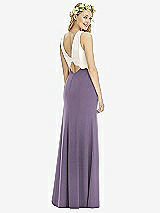 Rear View Thumbnail - Lavender & Ivory Social Bridesmaids Style 8172