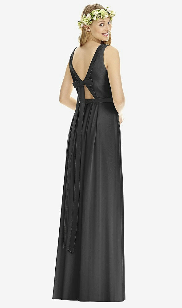 Back View - Black & Black Social Bridesmaids Style 8173