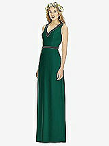 Front View Thumbnail - Hunter Green & Black Social Bridesmaids Style 8173