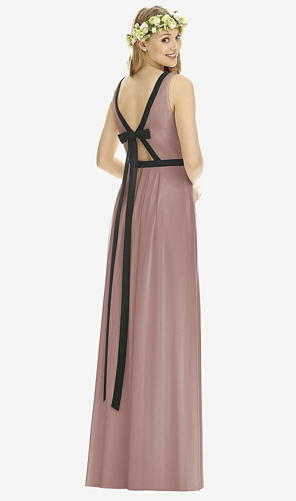 Back View - Sienna & Black Social Bridesmaids Style 8173