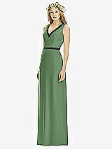 Front View Thumbnail - Vineyard Green & Black Social Bridesmaids Style 8173