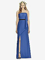 Front View Thumbnail - Classic Blue & Black Social Bridesmaids Style 8174