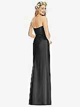 Rear View Thumbnail - Black & Black Social Bridesmaids Style 8174