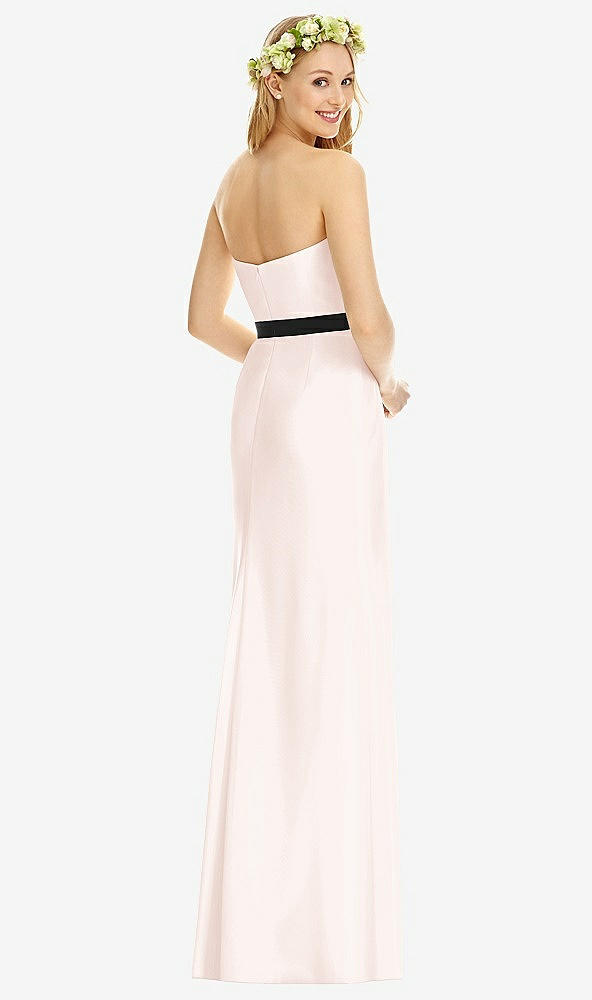 Back View - Blush & Black Social Bridesmaids Style 8174