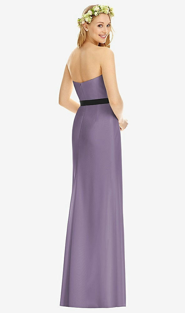 Back View - Lavender & Black Social Bridesmaids Style 8174