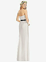 Rear View Thumbnail - Oyster & Black Social Bridesmaids Style 8174