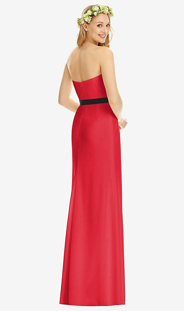 Back View - Parisian Red & Black Social Bridesmaids Style 8174