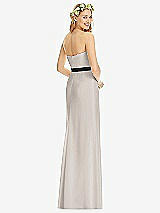 Rear View Thumbnail - Taupe & Black Social Bridesmaids Style 8174