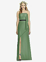 Front View Thumbnail - Vineyard Green & Black Social Bridesmaids Style 8174