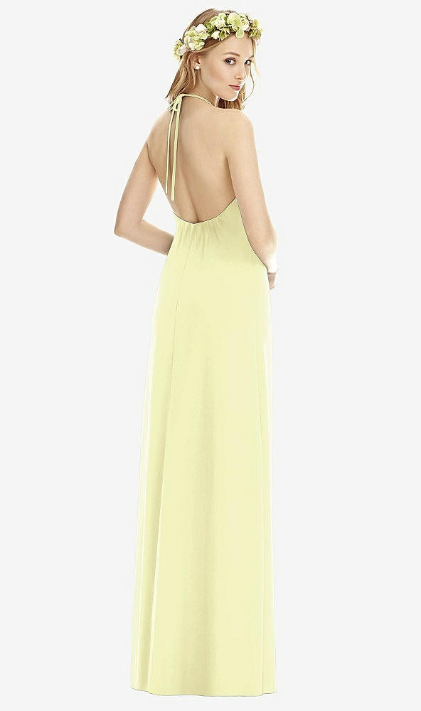 Back View - Butter Yellow Social Bridesmaids Style 8175