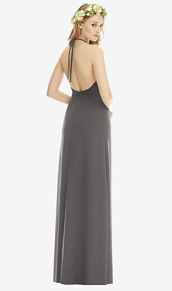 Back View - Caviar Gray Social Bridesmaids Style 8175