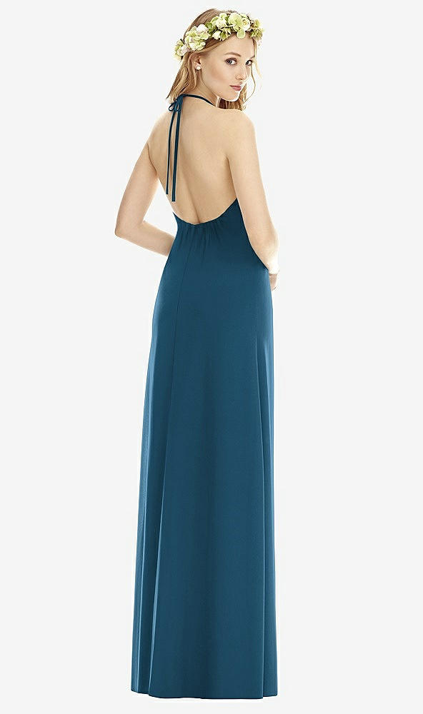 Back View - Atlantic Blue Social Bridesmaids Style 8175