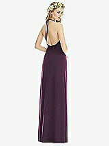 Rear View Thumbnail - Aubergine Social Bridesmaids Style 8175