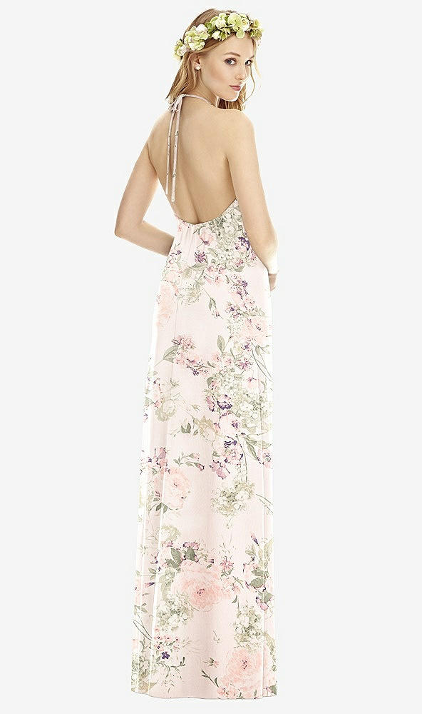 Back View - Blush Garden Social Bridesmaids Style 8175