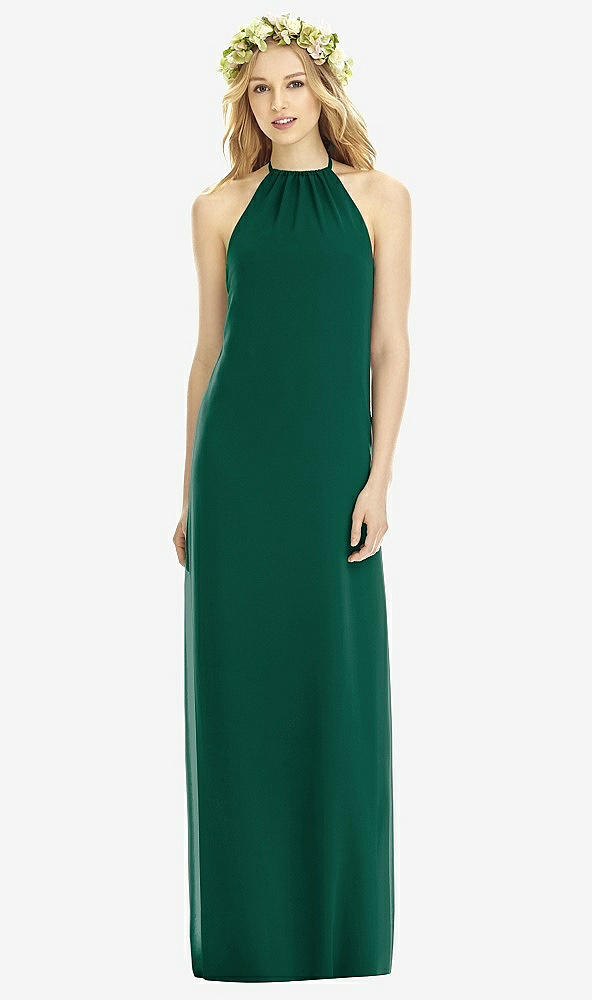 Front View - Hunter Green Social Bridesmaids Style 8175