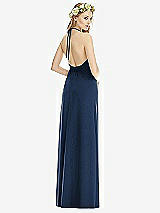 Rear View Thumbnail - Midnight Navy Social Bridesmaids Style 8175