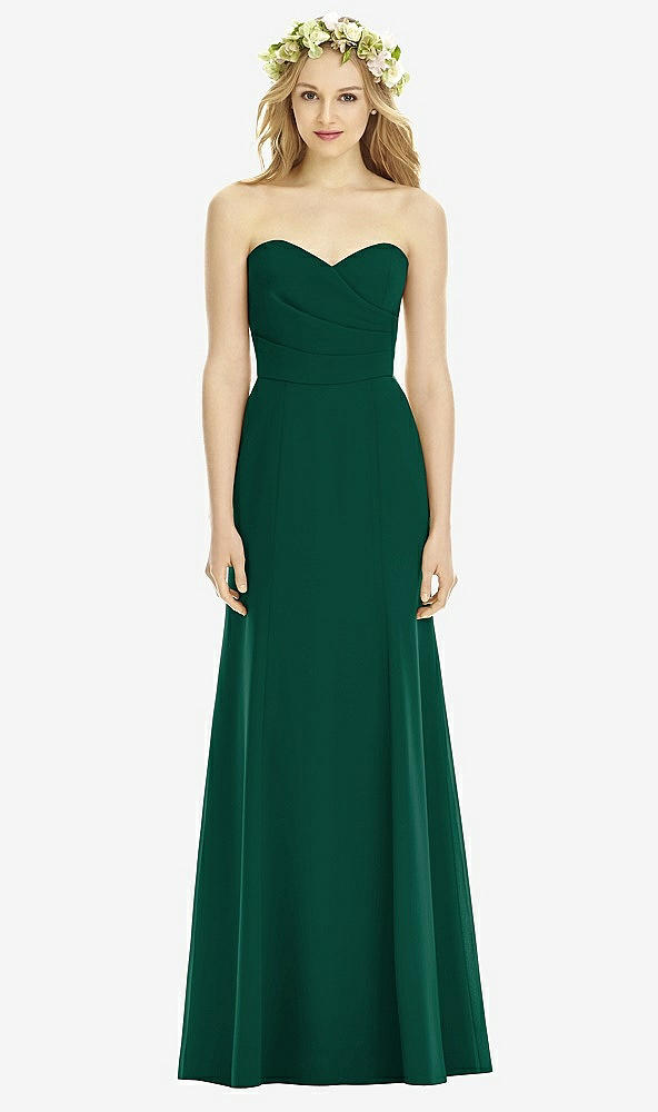 Front View - Hunter Green Social Bridesmaids Style 8176