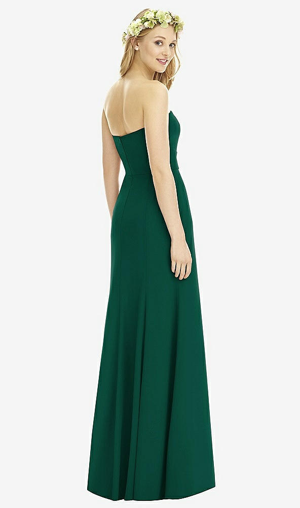 Back View - Hunter Green Social Bridesmaids Style 8176