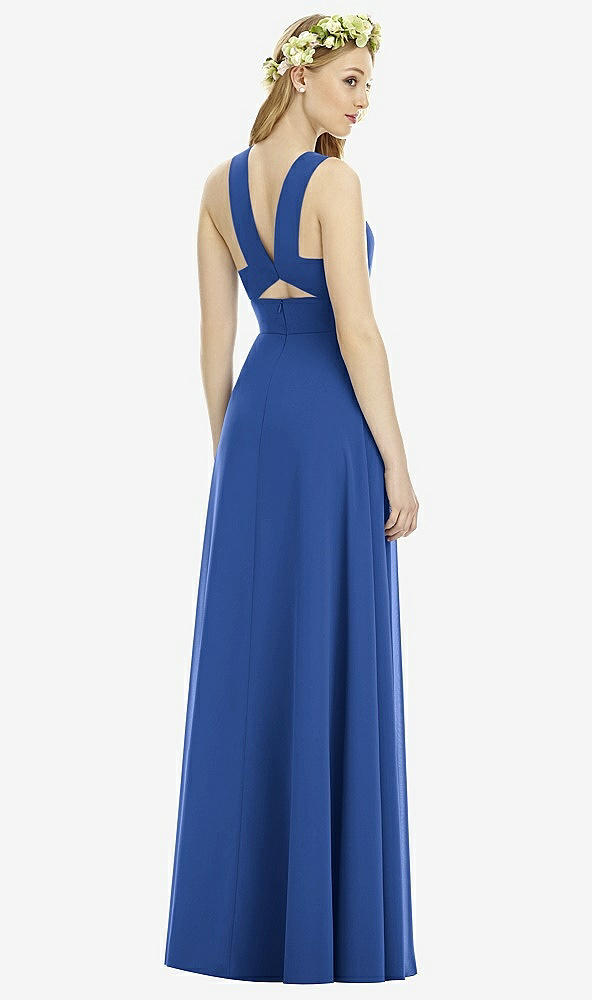 Front View - Classic Blue Social Bridesmaids Dress 8177