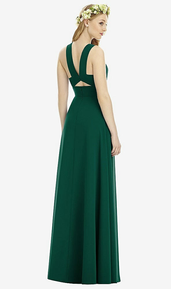 Front View - Hunter Green Social Bridesmaids Dress 8177