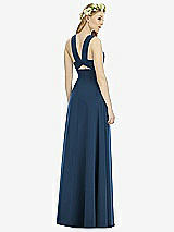 Front View Thumbnail - Sofia Blue Social Bridesmaids Dress 8177