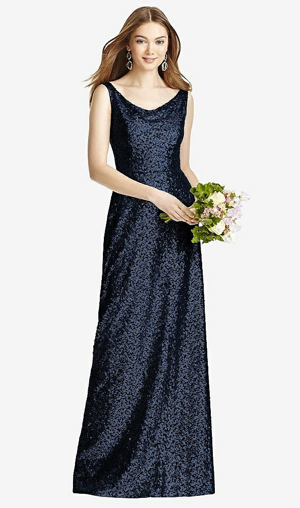 Front View - Midnight Navy Studio Design Bridesmaid Dress 4508