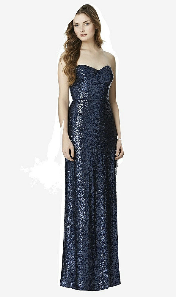 Front View - Midnight Navy Studio Design Bridesmaid Dress 4509