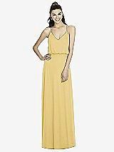 Front View Thumbnail - Maize Alfred Sung Bridesmaid Dress D739