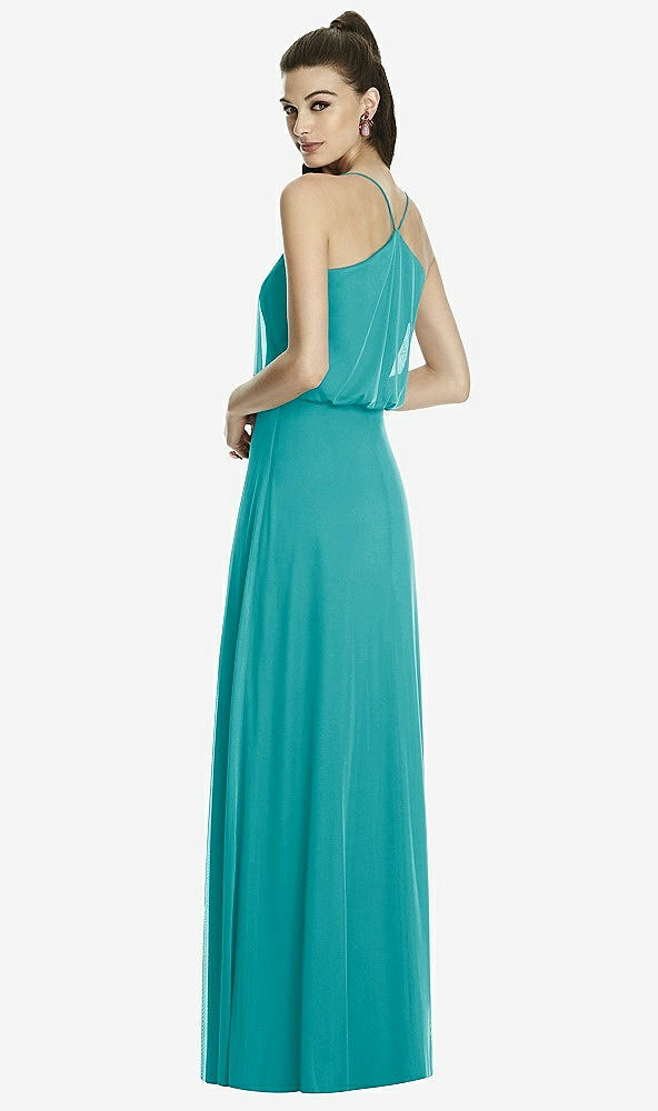 Back View - Mediterranean Alfred Sung Bridesmaid Dress D739