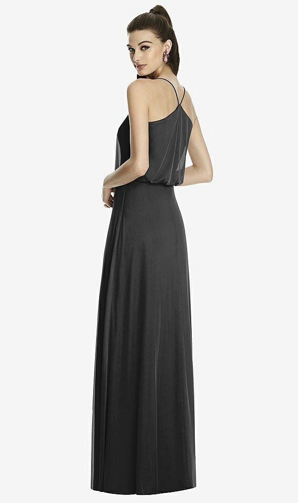 Back View - Black Alfred Sung Bridesmaid Dress D739