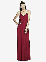 Front View Thumbnail - Burgundy Alfred Sung Bridesmaid Dress D739