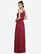 Rear View Thumbnail - Burgundy Alfred Sung Bridesmaid Dress D739