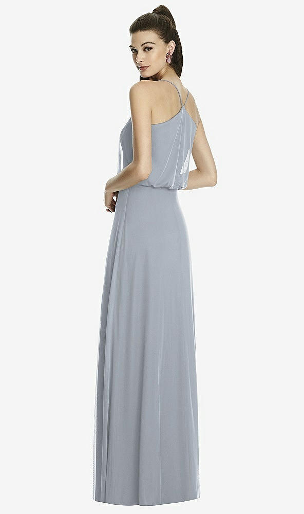 Back View - Platinum Alfred Sung Bridesmaid Dress D739