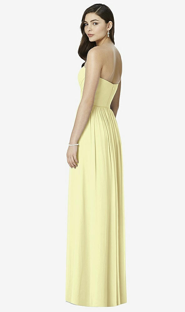 Back View - Butter Yellow Dessy Bridesmaid Dress 2991