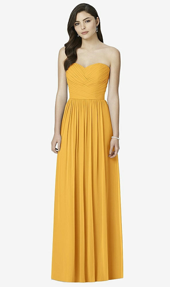 Front View - NYC Yellow Dessy Bridesmaid Dress 2991