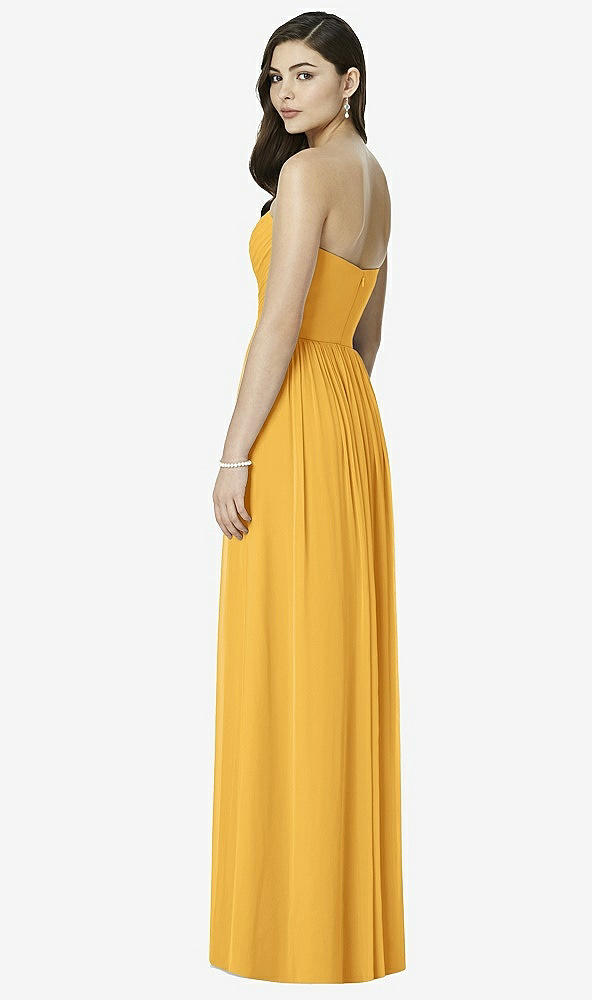 Back View - NYC Yellow Dessy Bridesmaid Dress 2991