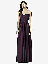 Front View Thumbnail - Aubergine Dessy Bridesmaid Dress 2991