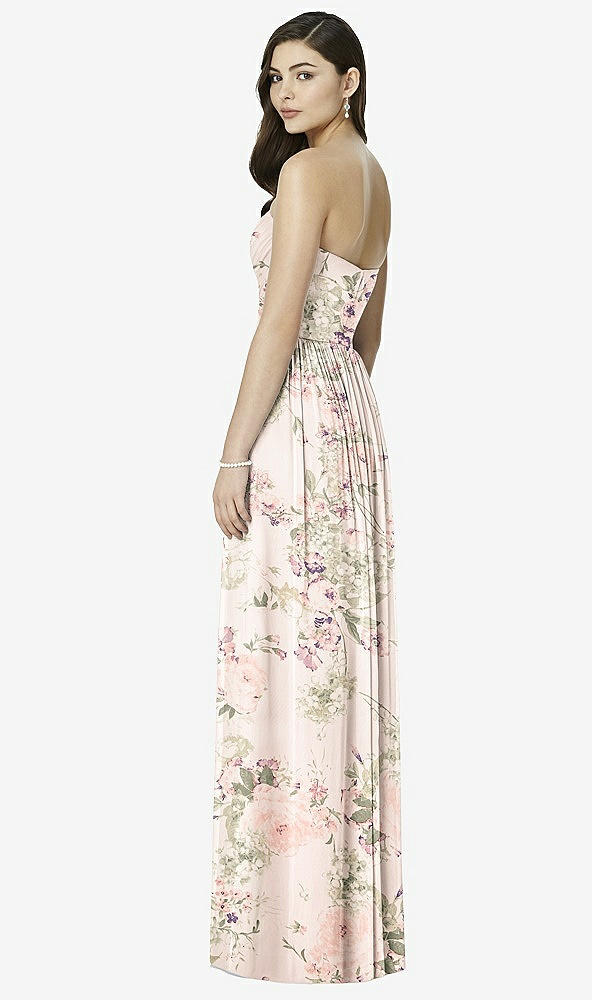 Back View - Blush Garden Dessy Bridesmaid Dress 2991