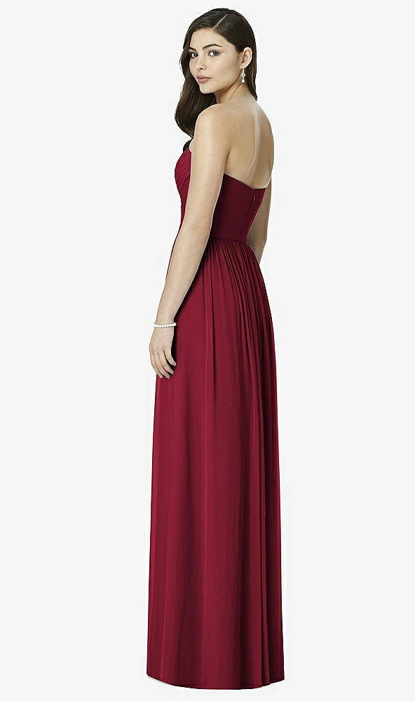 Back View - Burgundy Dessy Bridesmaid Dress 2991