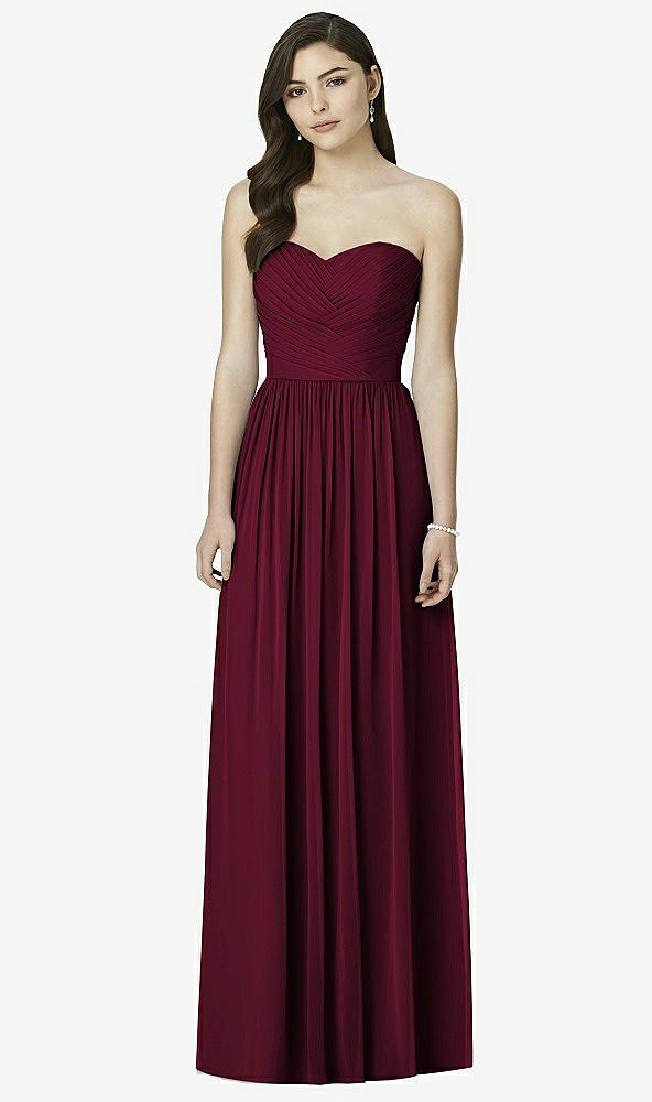 Front View - Cabernet Dessy Bridesmaid Dress 2991