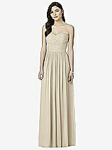 Front View Thumbnail - Champagne Dessy Bridesmaid Dress 2991