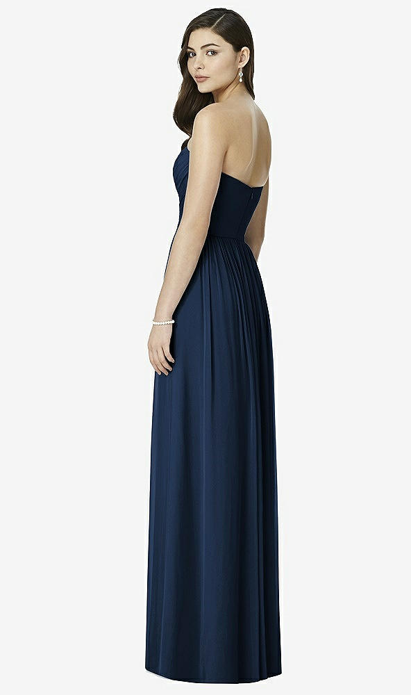 Back View - Midnight Navy Dessy Bridesmaid Dress 2991