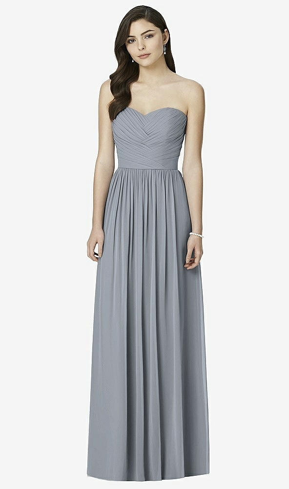 Front View - Platinum Dessy Bridesmaid Dress 2991