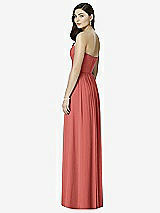 Rear View Thumbnail - Coral Pink Dessy Bridesmaid Dress 2991